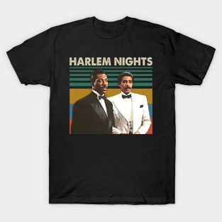 Men Gift Retro Harlem Movie Tribute Design T-Shirt